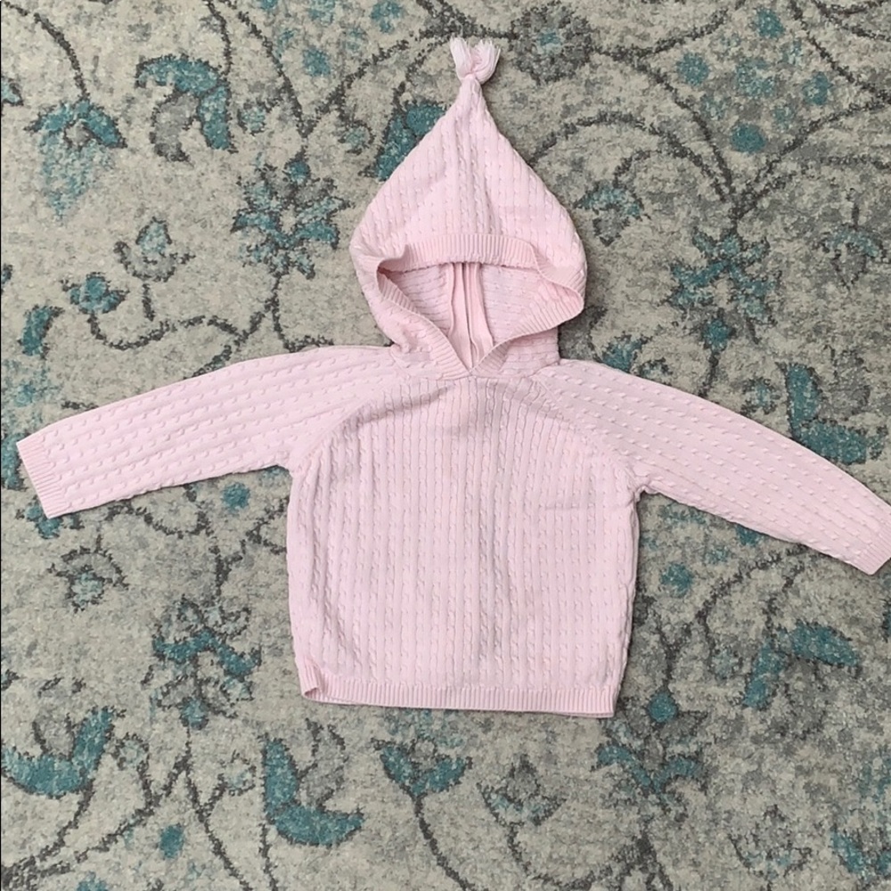 Pink cotton hoodie